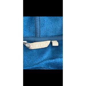Athleta Women's Hoodie Blue Cozy Fleece Sweatshirt Activewear‎